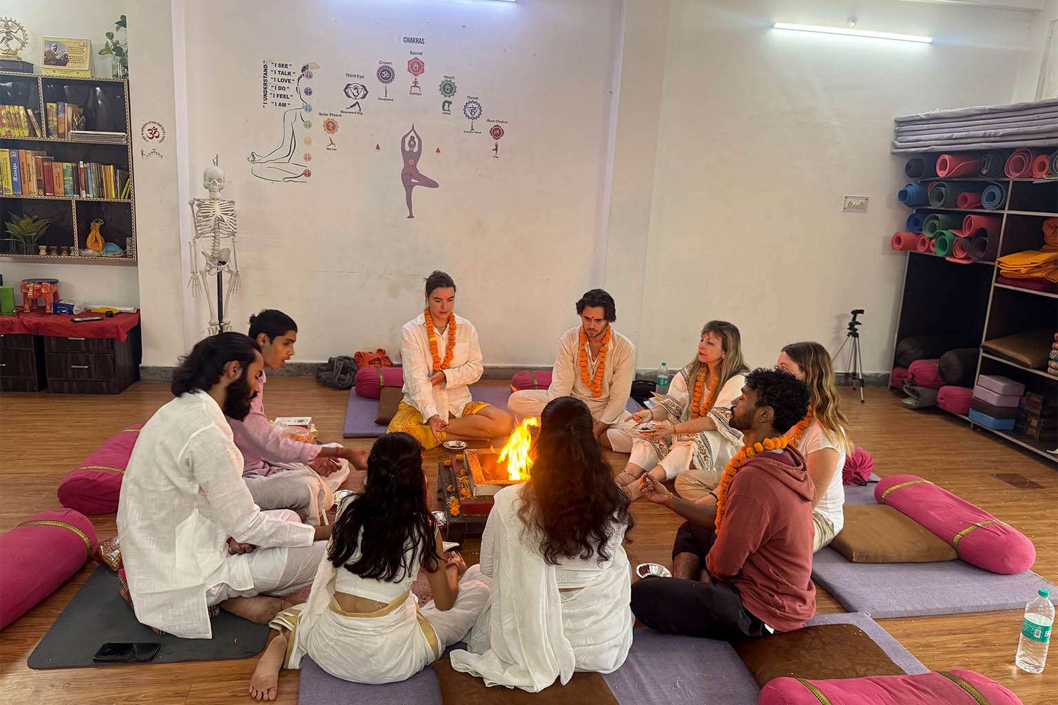 Vedic Yagna and Sacred Fire Ceremony at Veda Yogshala Rishikesh