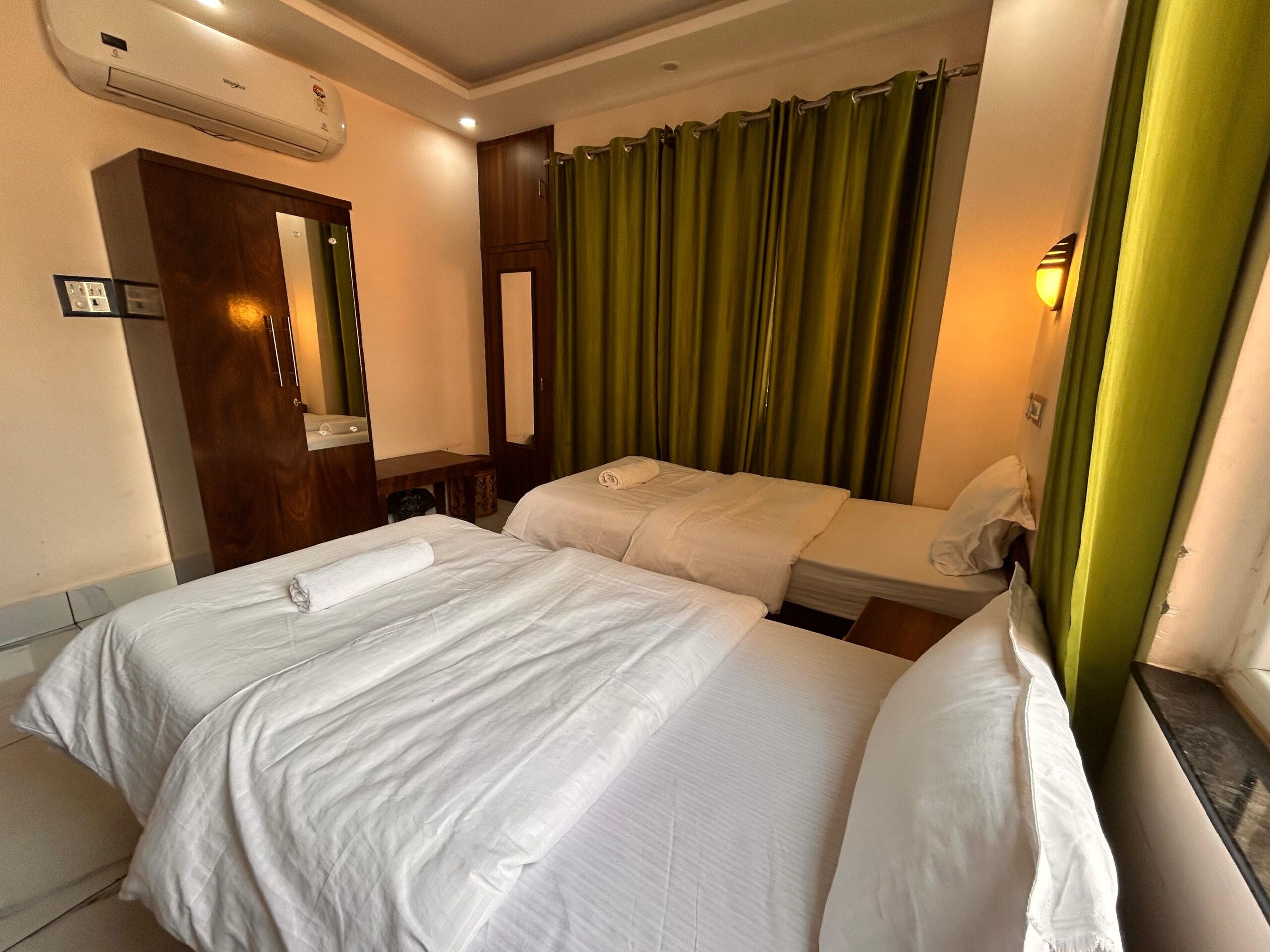 Twin Sharing Room at Veda Yogshala